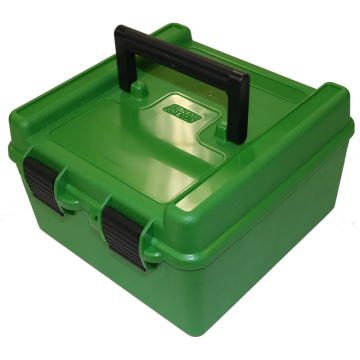 MTM - 100rd Deluxe Ammo Box with Handle 22-250 to 458 Win