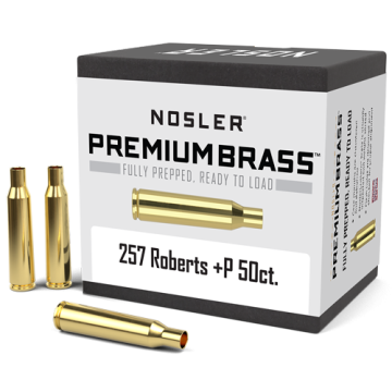 Nosler - 257 Roberts +P Brass 50ct