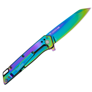 Kershaw - Misdirect Rainbow Flipper 3" Reverse Tanto Knife