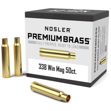 Nosler - 338 Win Mag Brass 50ct
