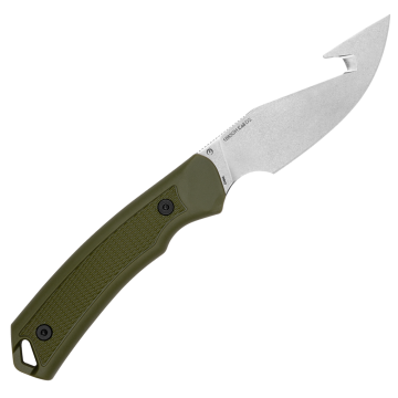 Kershaw - Deschutes Skinner Fixed Blade Gut Hook Olive 3.9" Knife