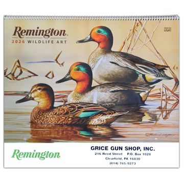 Grice Gun Shop - Remington Wildlife Art 2026 Calendar