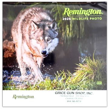 Grice Gun Shop - Remington Wildlife Photos 2026 Calendar