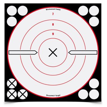 Birchwood Casey - Shoot-N-C 8" White/Black X-Bullseye 6 Targets