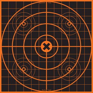 Birchwood Casey - 12" Big Burst Sight In 36213 Target 3 Pack
