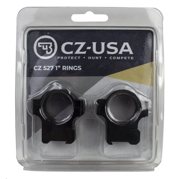 CZ - 527 1" Aluminum Rings 16mm Dovetail