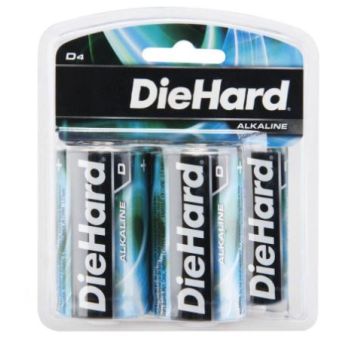 Die Hard - D Batteries 4 Pack
