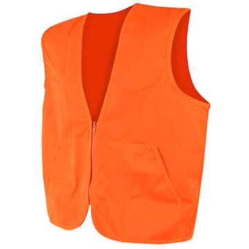 QuietWear - Safety Vest with Zipper and Pockets Blaze XL