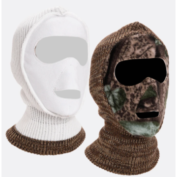 QuietWear - Reversible Camo Mask Adventure Camo/Snow