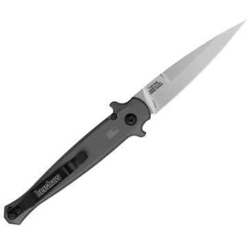 Kershaw - Launch 8 Stiletto 3.5" Spear Point Blade Gray Knife