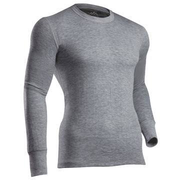 Coldpruf - Men's Platinum II Crew Long Sleeve Shirt Gray