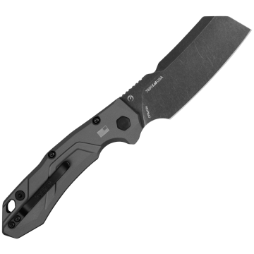 Kershaw - Launch 14 Folder 3.375" Cleaver Blade Silver/Black Knife