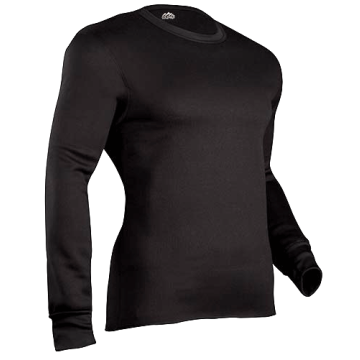 Coldpruf - Expedition Fleece Crew Long Sleeve Shirt Black M