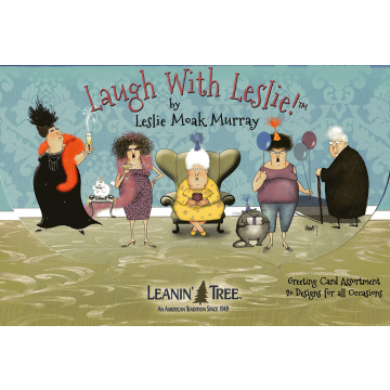 LAUGH WITH LESLIE  GREETING CARDS 20 PK