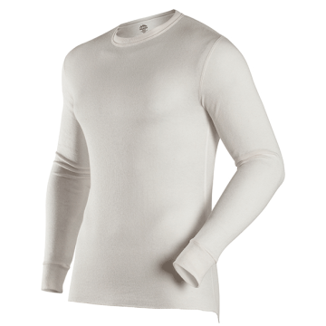 Coldpruf - Men's Basic Crew Long Sleeve Shirt White 