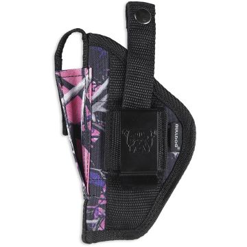 Bulldog -  Extreme Muddy Girl Pistol Holster (Mini Semi Autos) Ambi Belt Loop and Clip 