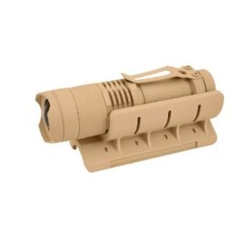 Hot Shot - BeamLOKR Rifle Mount and 130 Lumen Flashlight (Desert Tan)