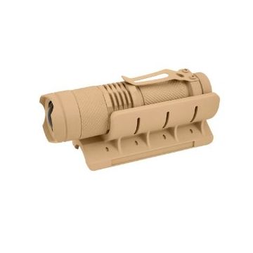 Hot Shot - BeamLOKR Shotgun Mount and 130 Lumen Flashlight (Coyote Tan)