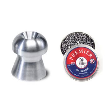 Crosman - Hollow Point 14.3gr .22 Caliber Premier Pellets (500 Count)