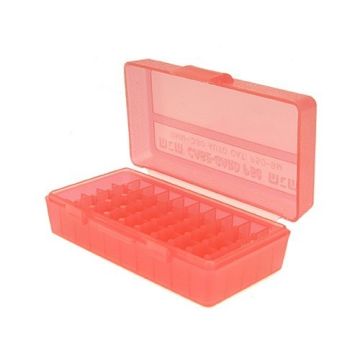 MTM - Pistol Ammo 50rd 9mm Clear Red