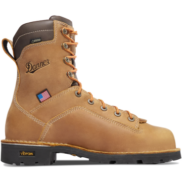 Danner - Quarry USA 8" Distressed Brown Alloy Toe 9.5EE