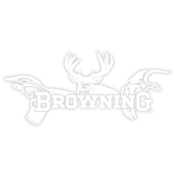 Browning - Decal - All Seasons 12" White