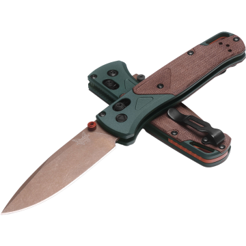 Benchmade - Bugout  Taiga Green 3.24" Drop-point Blade Knife