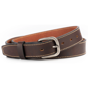 Boston Leather - Leather Belt 1.25" Brown 44"