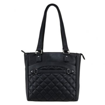 VISM - Quilted Tote Black