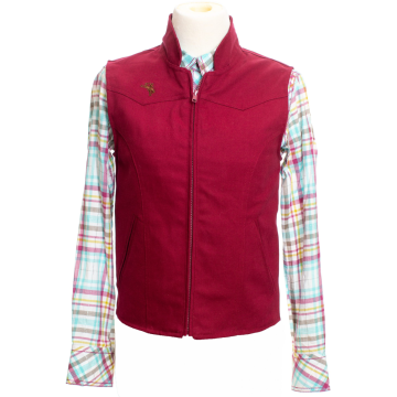 Wyoming Traders - Calamity Concealed Carry Vest Cranberry L