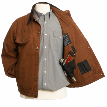 Wyoming Traders - Chisum Concealed Carry Jacket Chocolate 3X