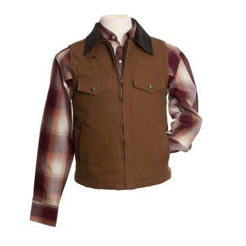 Wyoming Traders - Cody Concealed Carry Vest Chocolate M