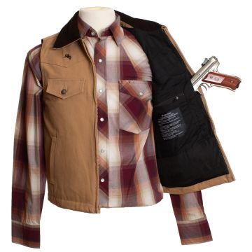 Wyoming Traders - Cody Concealed Carry Vest Tan 3X
