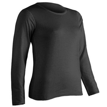 Coldpruf - Women's Platinum Crew Long Sleeve Shirt Black L