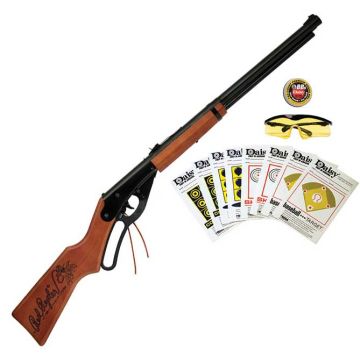 Daisy - 2105 Fun Kit 177 Cal Pump Air Rifle, 750ct BB Tin, Glasses and Targets