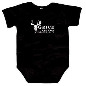 Grice Gun Shop - Grice Logo Black Bodysuit 6M