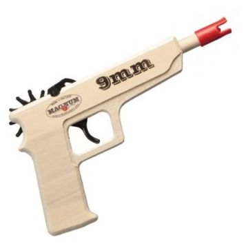 Magnum Enterprises - Rubber Band Gun 9mm Pistol 12rd 