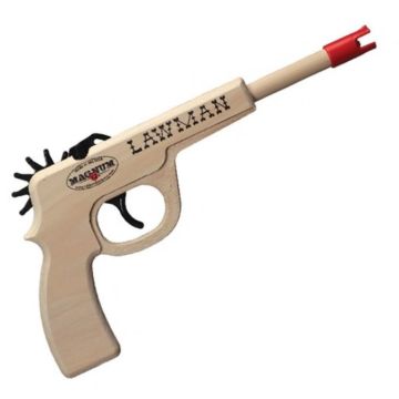 Magnum Enterprises - Rubber Band Gun Lawman Pistol 12rd