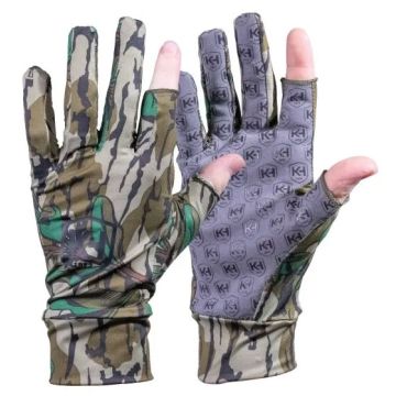 Knight & Hale - Run N' Gun Mossy Oak Greenleaf Gloves