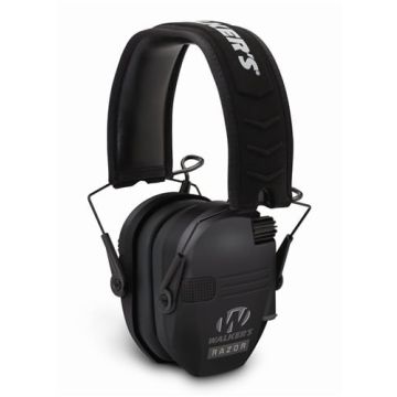 Walker's - Razor Slim Electronic Muff Black