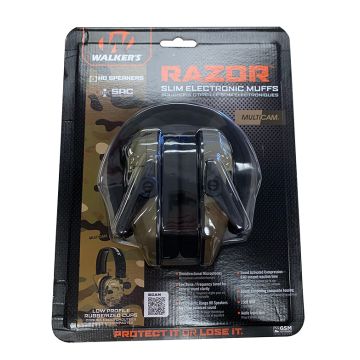 Walker's - Razor Slim Electronic Muff Multicam