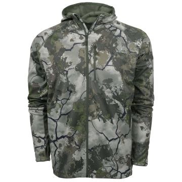 King's Camo - Hunter Grid Full Zip Fleece Hoodie KC Ultra Camo 3X