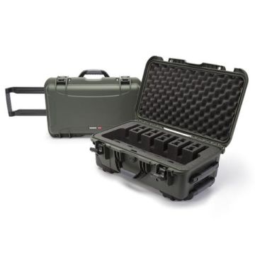 NANUK - 935 Olive 6UP Pistol Case 20.5"x11.3"x7.5"