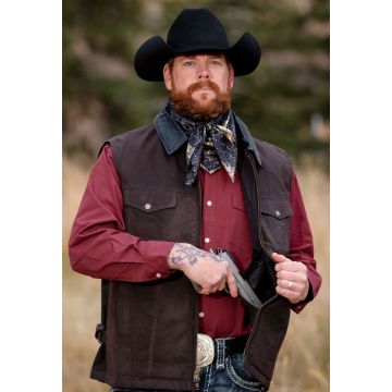 Wyoming Traders - Oilskin Concealed Carry Vest XL