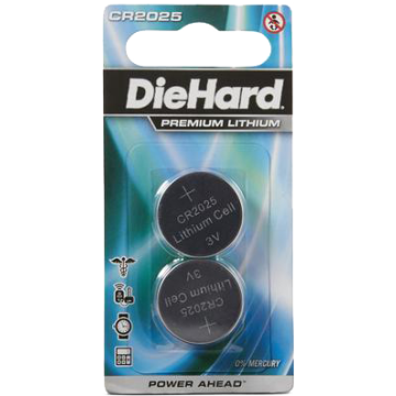 Die Hard - CR2025 Batteries 2 Pack