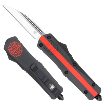 Cobratec - OTF FS-3 Medium Red Line Fire Fighter Wharncliffe Knife