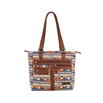VISM - Printed Tote Brown