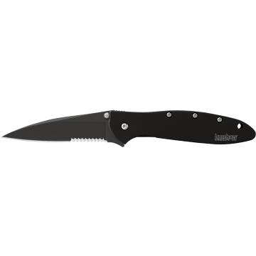 Kershaw - Ken Onion Leek Serrated Asst. Flipper 3" Black