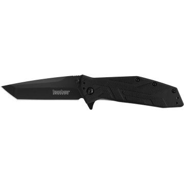 Kershaw - Brawler Assisted Flipper Knife 3.25" Black