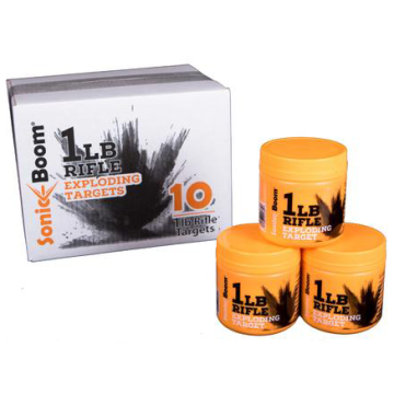Sonic Boom - 1lb Exploding Rifle Target (10 pack)